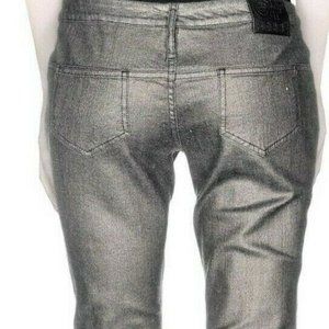 GianFranco Ferre Gunmetal Nightclub Runway Jean